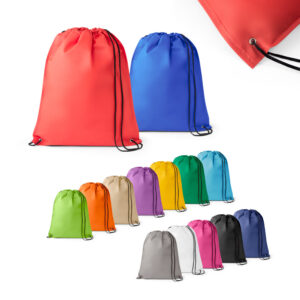 Mochila personalizada non woven com cordão para brindes corporativos