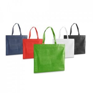 sacola non-woven grande com fundo personalizada