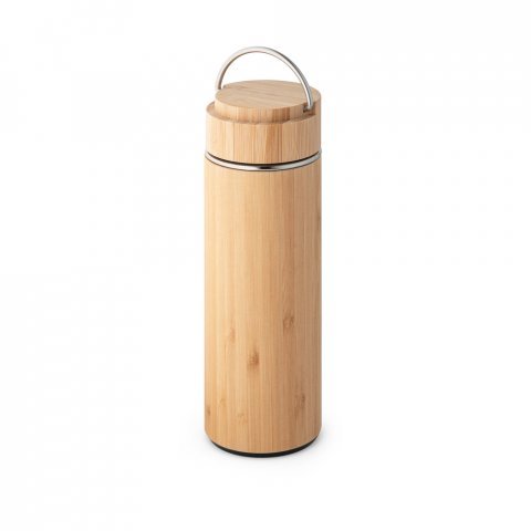 garrafa termica bambu personalizada