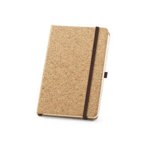 caderno A5 de cortiça personalizado