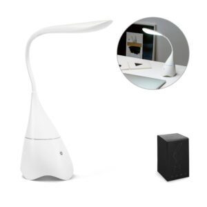 luminária com caixa de som personalizada