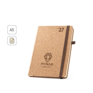 agenda de cortiça personalizada