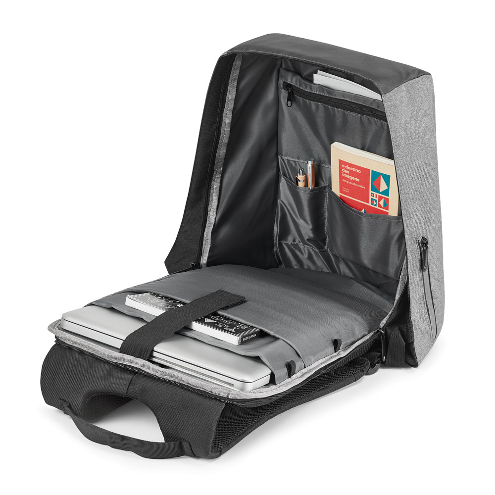 mochila antifurto premium personalizada