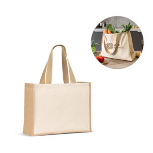 sacola de canvas e juta personalizada