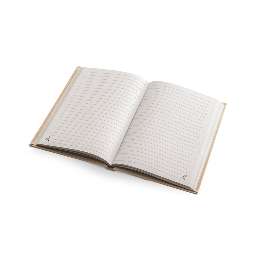caderno de casca de coco personalizado