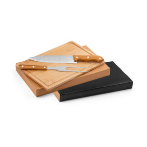 kit churrasco com tábua personalizado