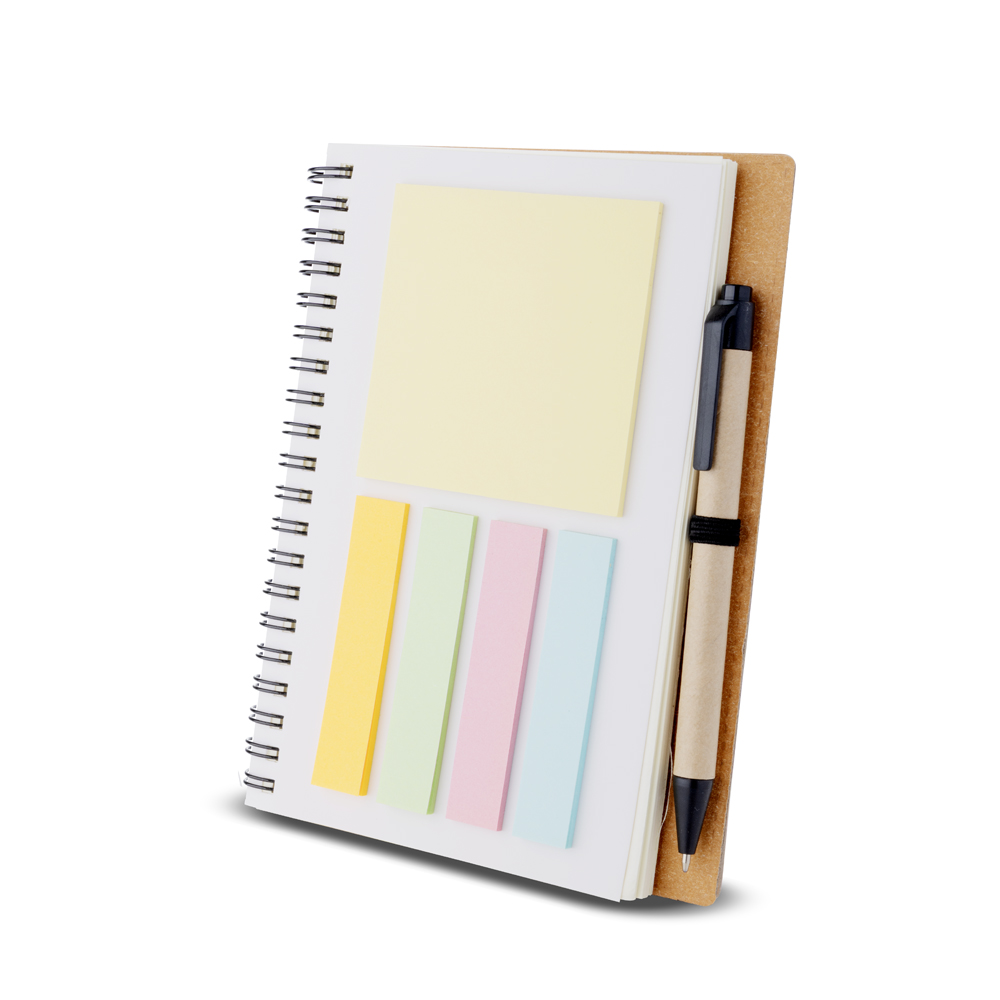 caderno de papelão reciclado personalizado