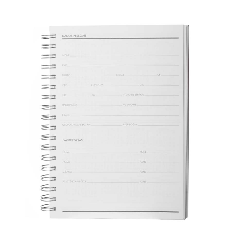 planner B5 personalizado