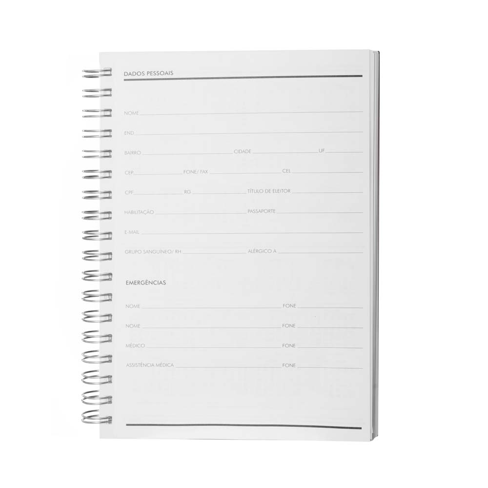 planner B5 personalizado