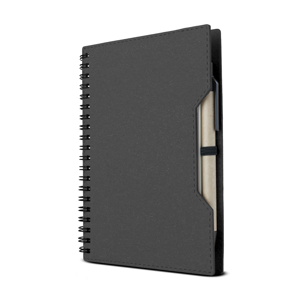caderno de papelão reciclado personalizado
