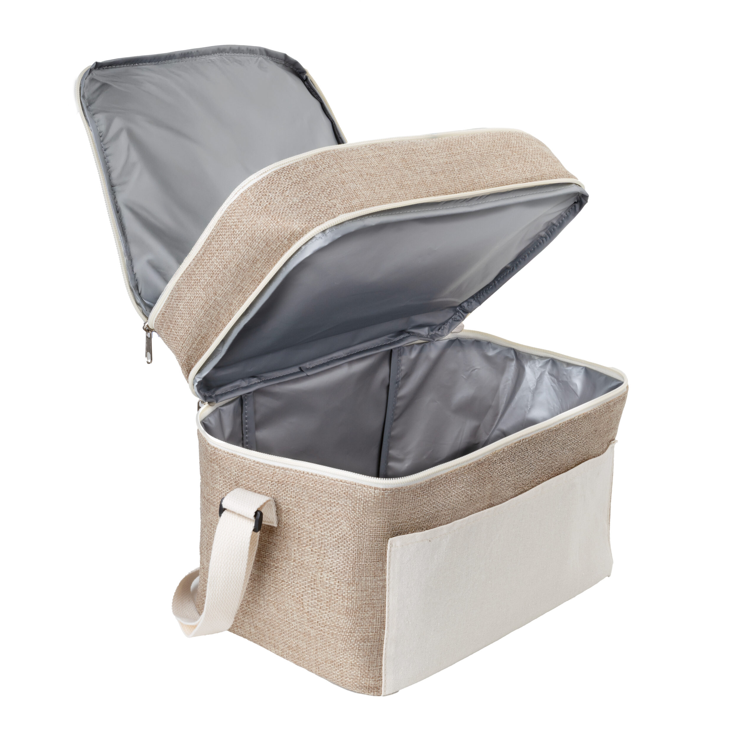 bolsa térmica de juta personalizada de 14 litros