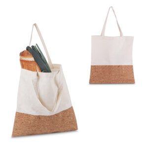 ecobag de algodão com cortiça personalizada